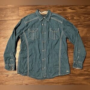 BUCKLE BLACK MENS SHIRT XL